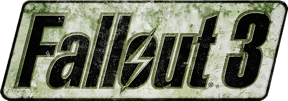 Fallout 3 Logo Png Hd Isolated (black)