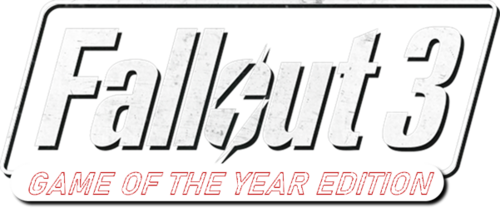 Fallout 3 Logo Png Image (black, white)