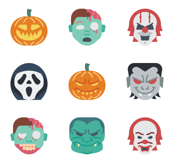 Halloween App Icons Png Isolated Photos (chocolate, gray, lavender, black, silver)