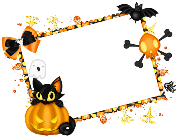 Halloween Art Transparent Png (black)