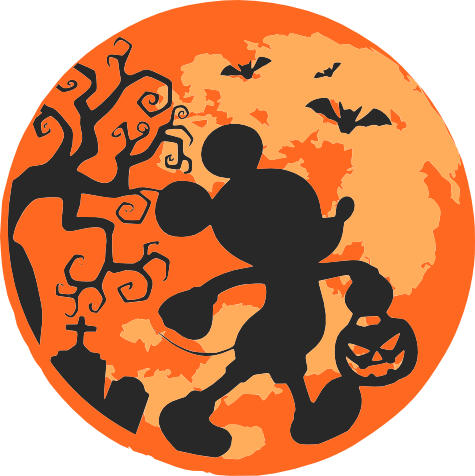 Halloween At Disneyland Png Pic (black, chocolate, salmon, white)