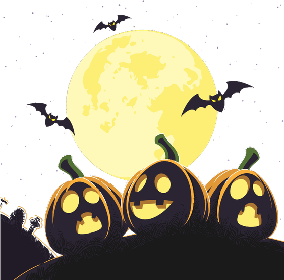 Halloween Background Png Isolated Photos (black, pink, beige)