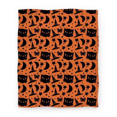 Halloween Blanket Png Image (black, chocolate, navy)