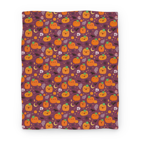 Halloween Blanket Png Pic (black, navy)