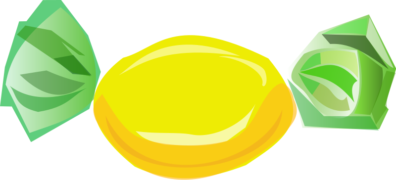 Halloween Candy Png Image (black, gold, yellow)