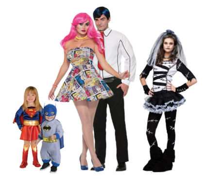 Halloween Costume Png Transparent File (black)