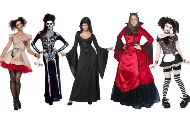 Halloween Costume Png Transparent Image (black, white)