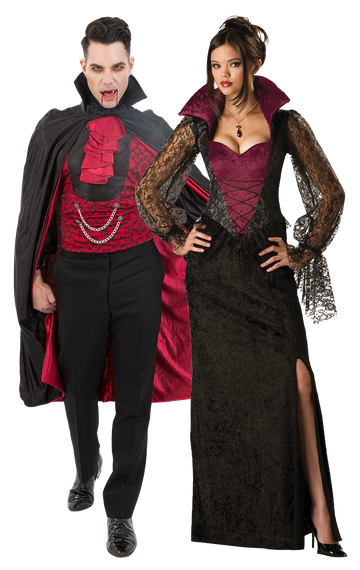 Halloween Costumes Couples Png Clipart (black)