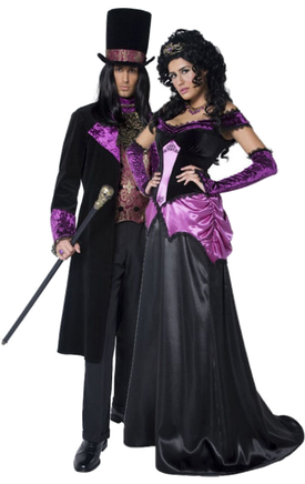 Halloween Costumes Couples Png Image (black)