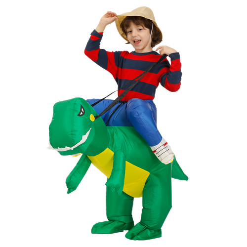 Halloween Costumes Dinosaur Png (teal, black)