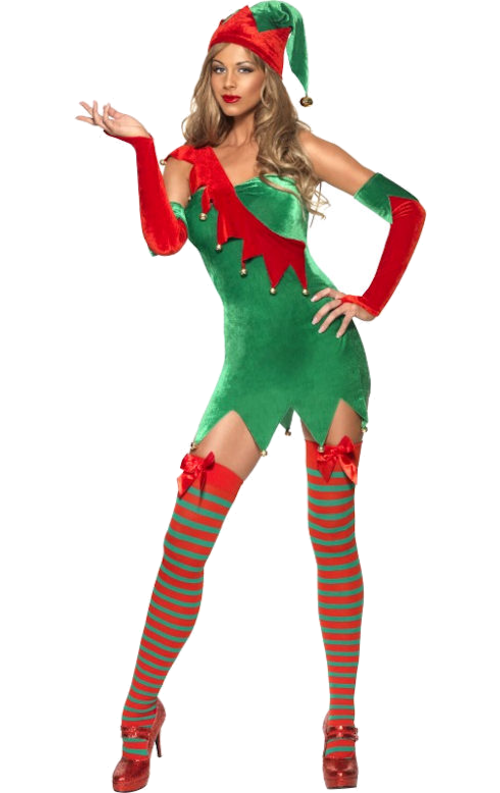 Halloween Costumes Elf Png File (teal, black, white)