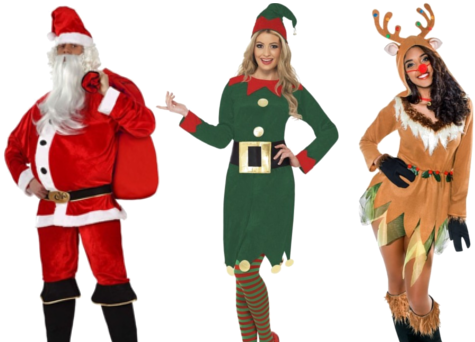 Halloween Costumes Elf Png Isolated Pic (black, red, green)