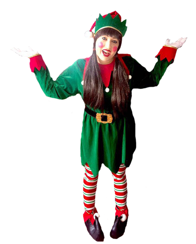 Halloween Costumes Elf Png Transparent (black, white)