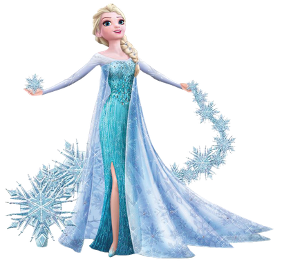 Halloween Costumes Elsa Png Isolated File (black)