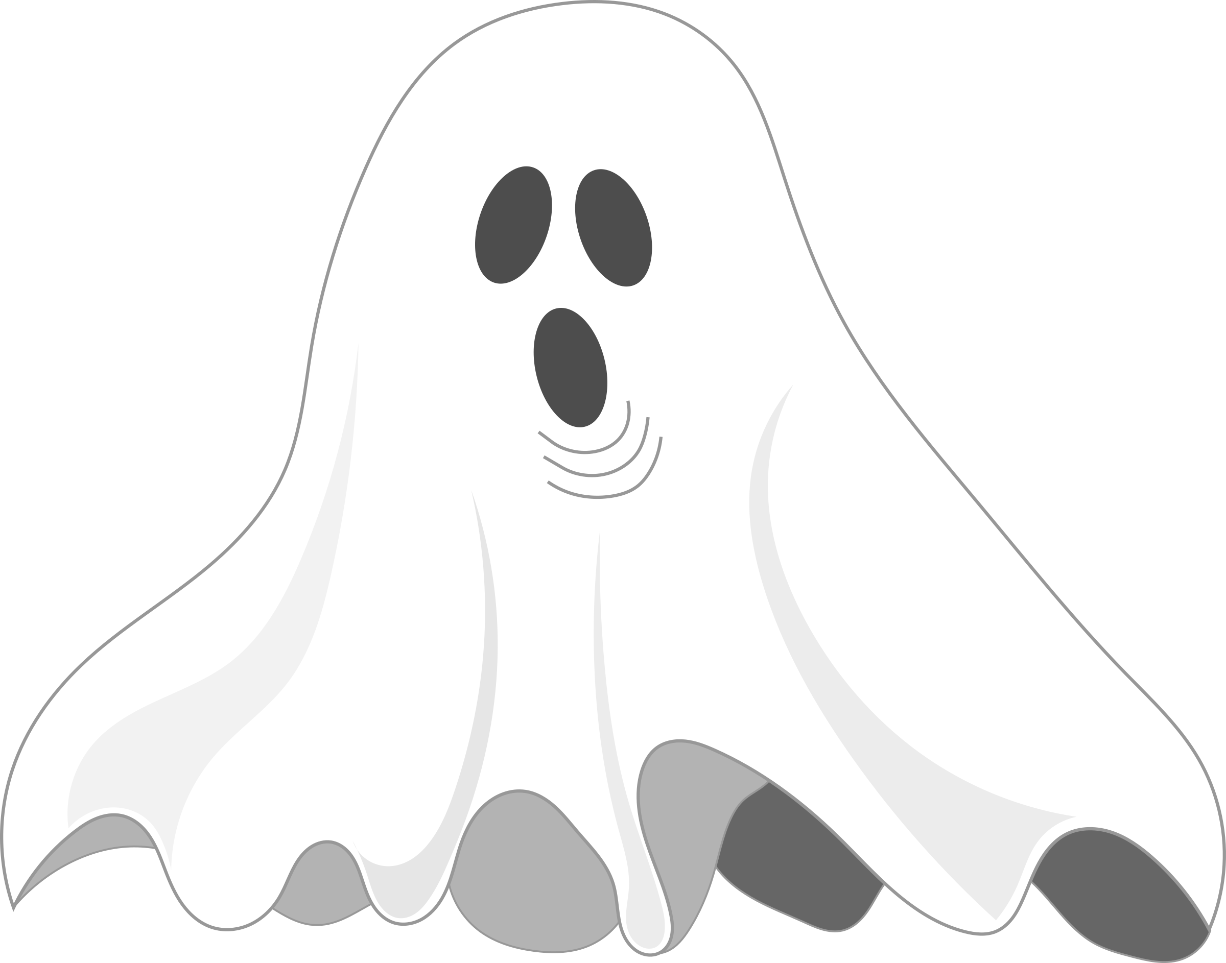 Halloween Costumes Ghost Png (white, gray, lavender, black, silver)