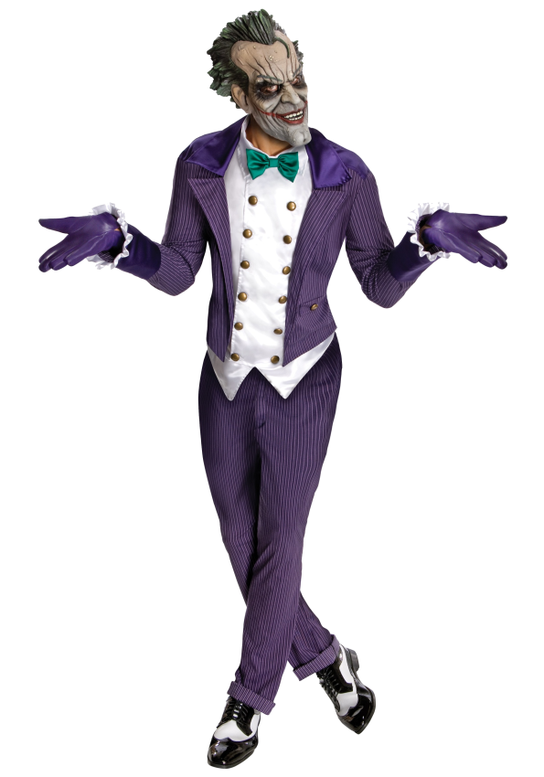 Halloween Costumes Joker Png Isolated File (indigo, black, white)