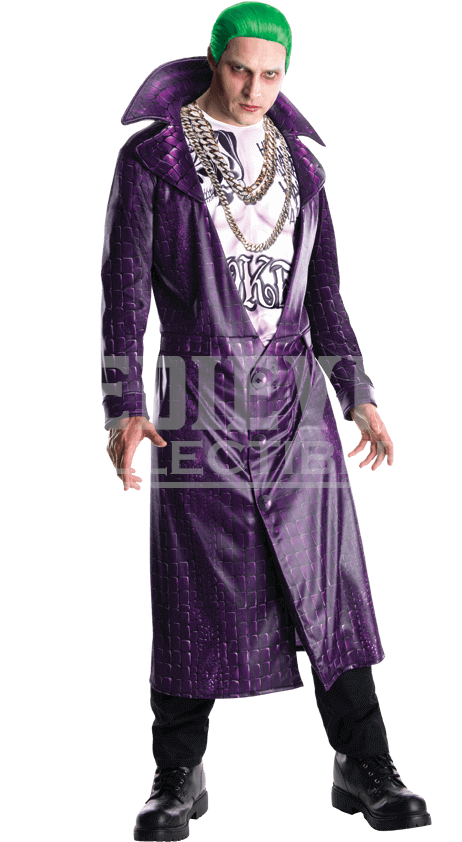 Halloween Costumes Joker Png Pic (black, gray, silver, white)