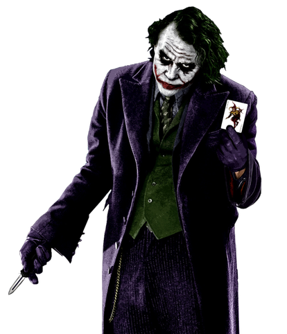 Halloween Costumes Joker Png (black)