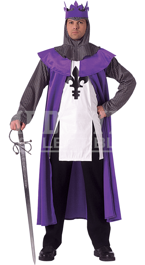 Halloween Costumes King Png (black, white)