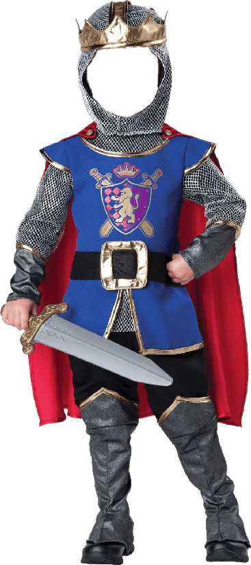 Halloween Costumes Knight Png File (indigo, gray)