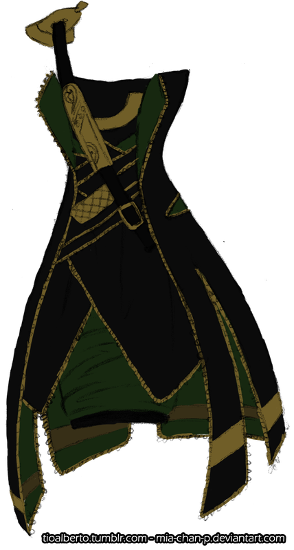 Halloween Costumes Loki Png Isolated File (black)