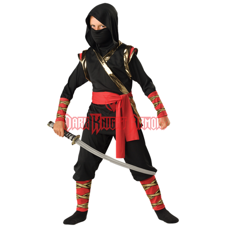 Halloween Costumes Ninja Png Image (black)