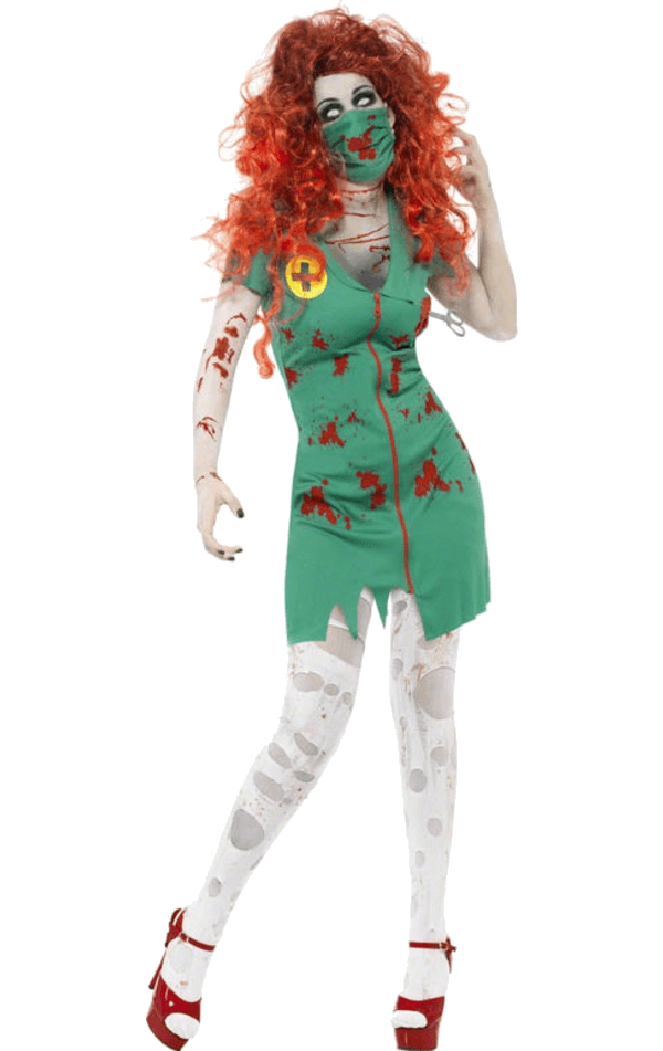 Halloween Costumes Nurse Png Hd Isolated (gray)