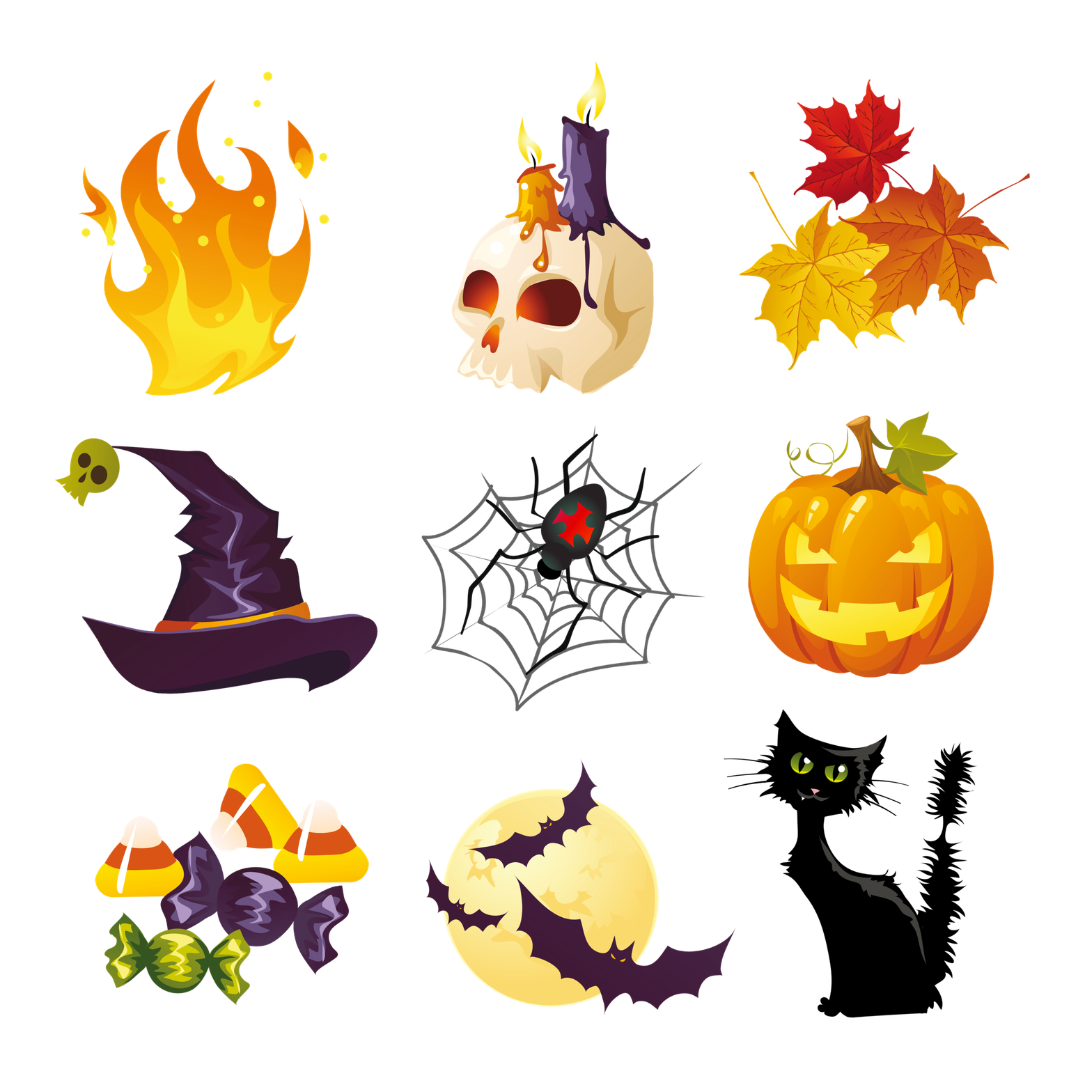 Halloween Decorations 2022 Png Image (black)