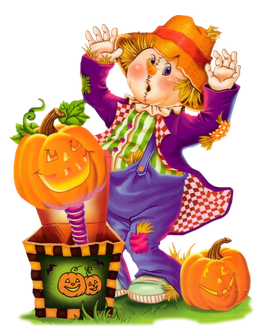 Halloween Decorations Png Photo (black, purple, orange)