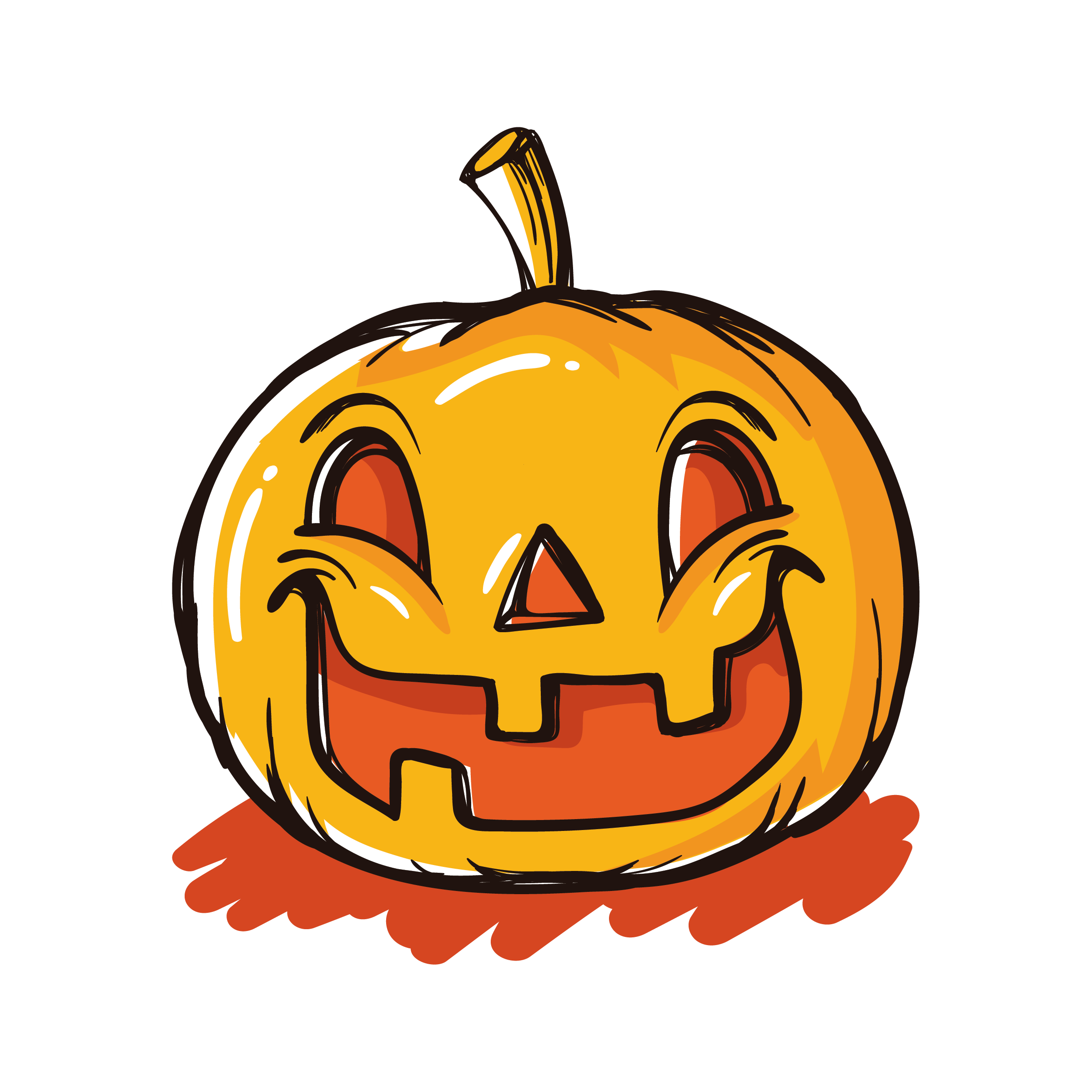 Halloween Door Decorations Png (chocolate, orange, white)