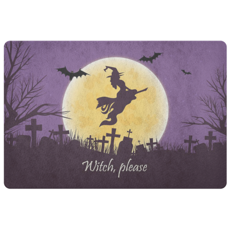 Halloween Doormat Png Image (indigo, black, gray)