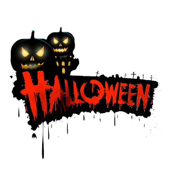 Halloween Drawings Png File (black, red)