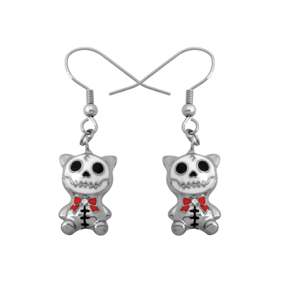 Halloween Earrings Png Free Download (black, gray, silver)