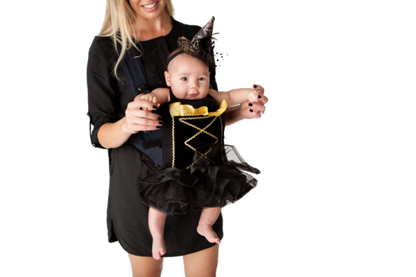 Halloween Family Costumes Transparent Png (black)