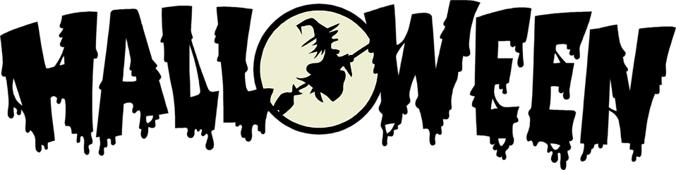 Halloween Font Png (black, beige)