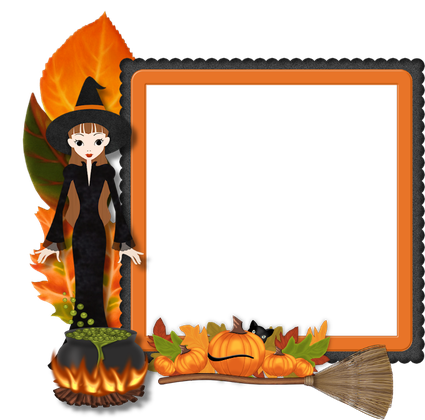 Halloween Frame Png Hd (black, chocolate)