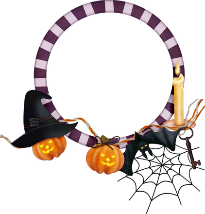 Halloween Frame Png (black)