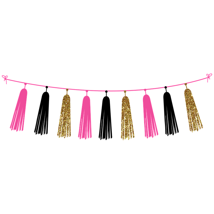 Halloween Garland Png Hd Isolated (black, salmon)