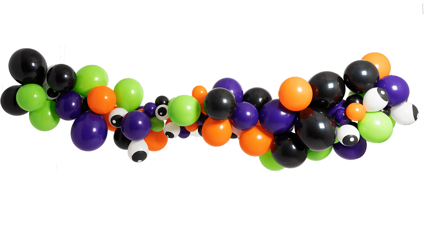 Halloween Garland Png Photo (black)