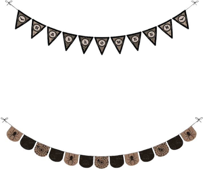 Halloween Garland Png Pic (black)