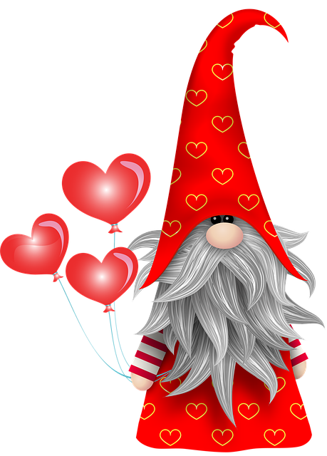 Halloween Gnomes Png File (black, red, silver)