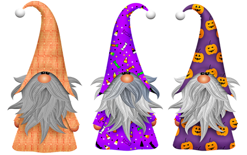 Halloween Gnomes Png Free Download (black, gray, silver)