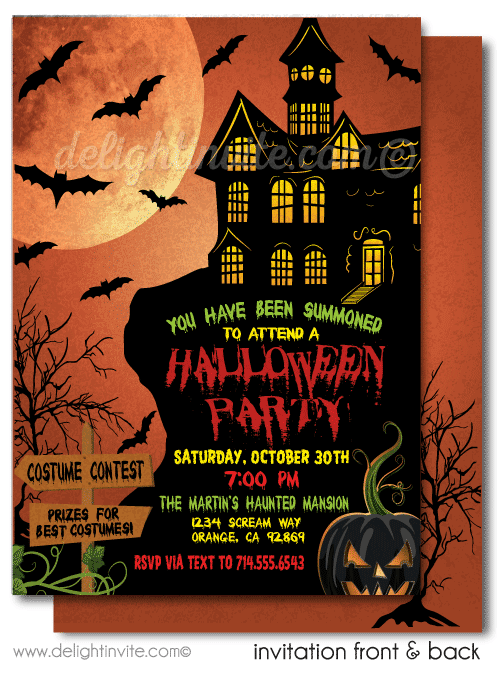 Halloween Invitations Png Image (chocolate, white, gray, lavender, black)