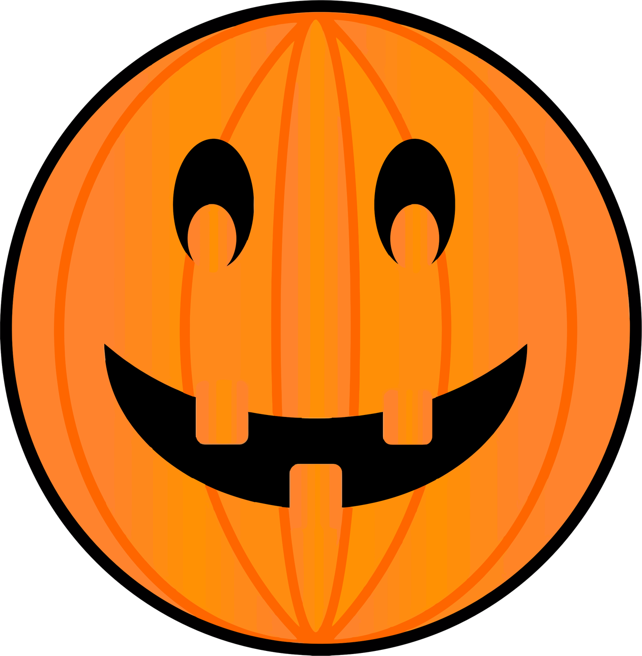 Halloween Jack Download Png Image (black, chocolate, orange)