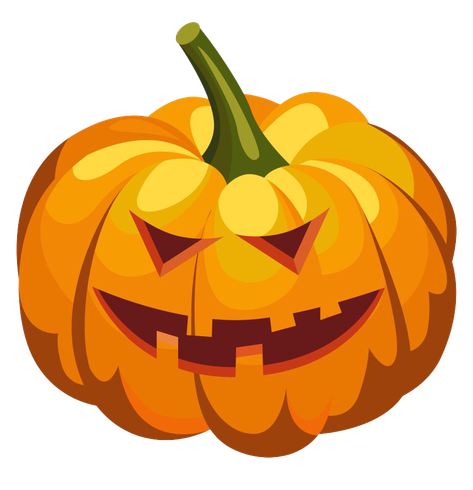 Halloween Jack O Lantern Png File (orange, chocolate, maroon, gold, black)