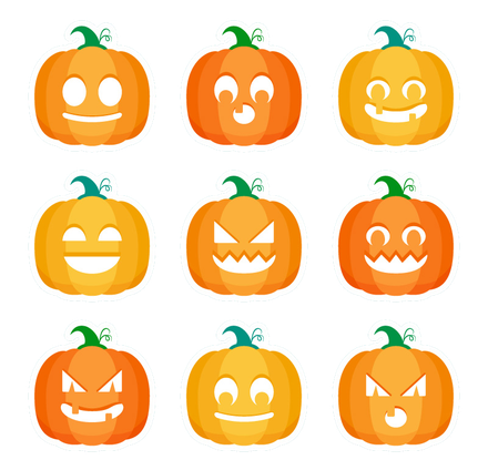 Halloween Jack O Lantern Png Pic (orange, chocolate, gold, black, white)