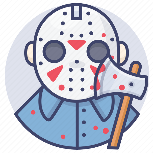 Halloween Jason Png Clipart (black, silver, lavender, white)