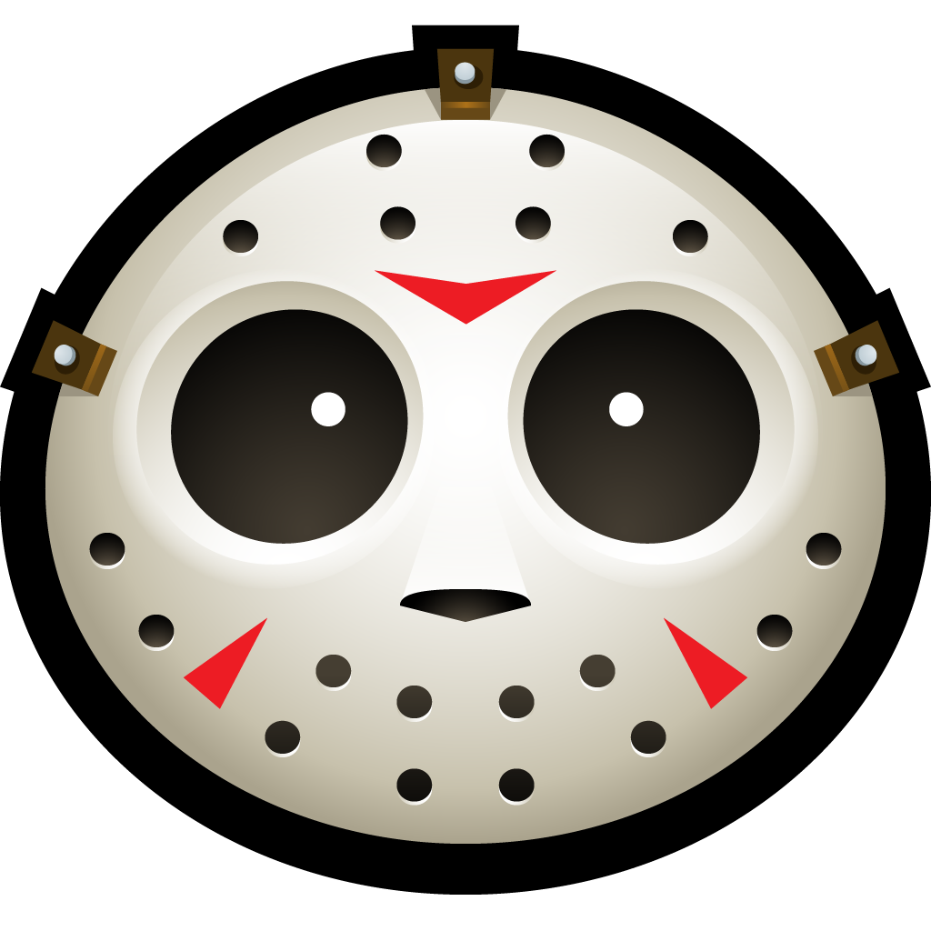 Halloween Jason Png (black, silver, beige, white)