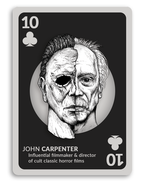 Halloween John Carpenter Png (black, silver)