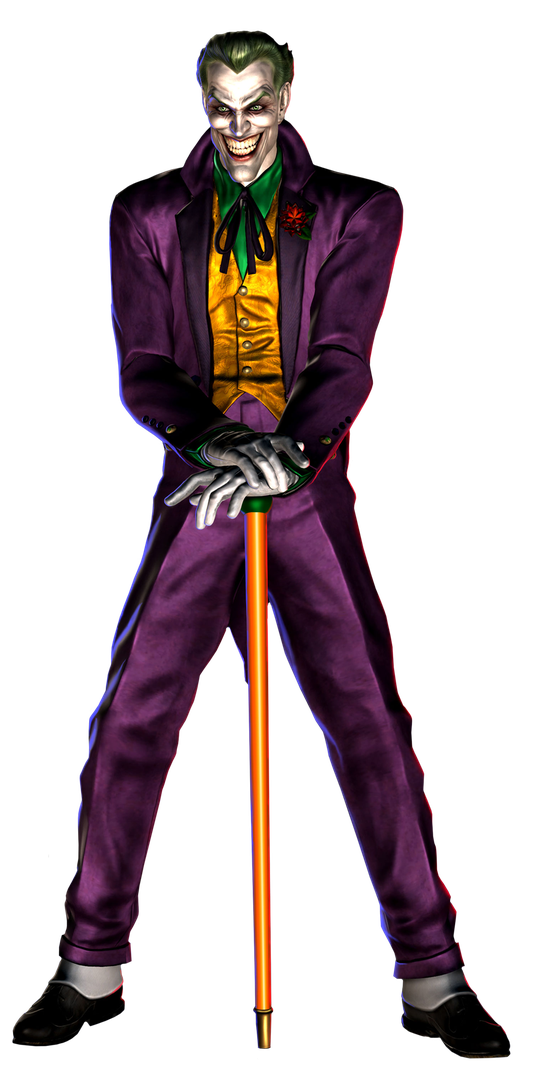 Halloween Joker Transparent Background (black)